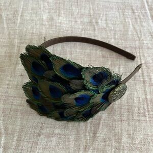 Peacock Feather Headband